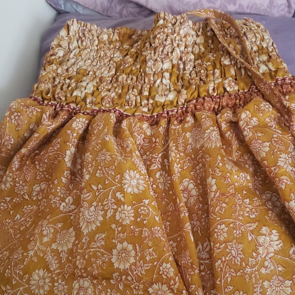 Brown sun dress